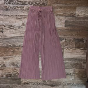 Dusty rose colored palazzo pant- ones size